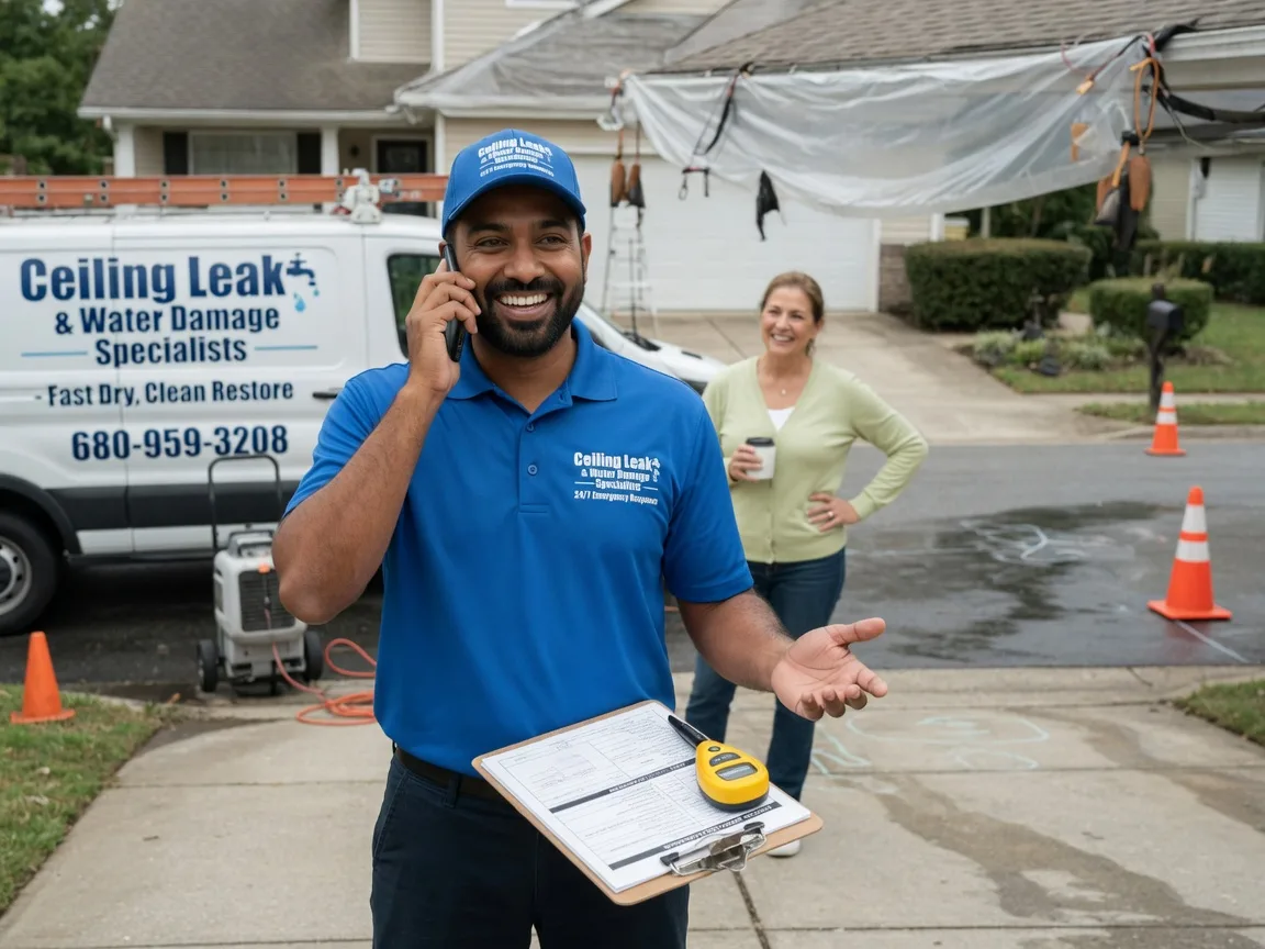 Ceiling Leak Cleanup Ratcliff, AR FAQs